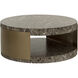 Cavette 38 X 16 inch Marble Look / Dark Emperador Outdoor Coffee Table